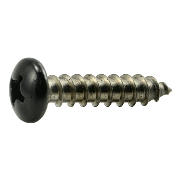 Midwest Fastener Sheet Metal Screw, #8 x 3/4 in, Painted 18-8 Stainless Steel Pan Head Phillips Drive, 20 PK 69502 - main
